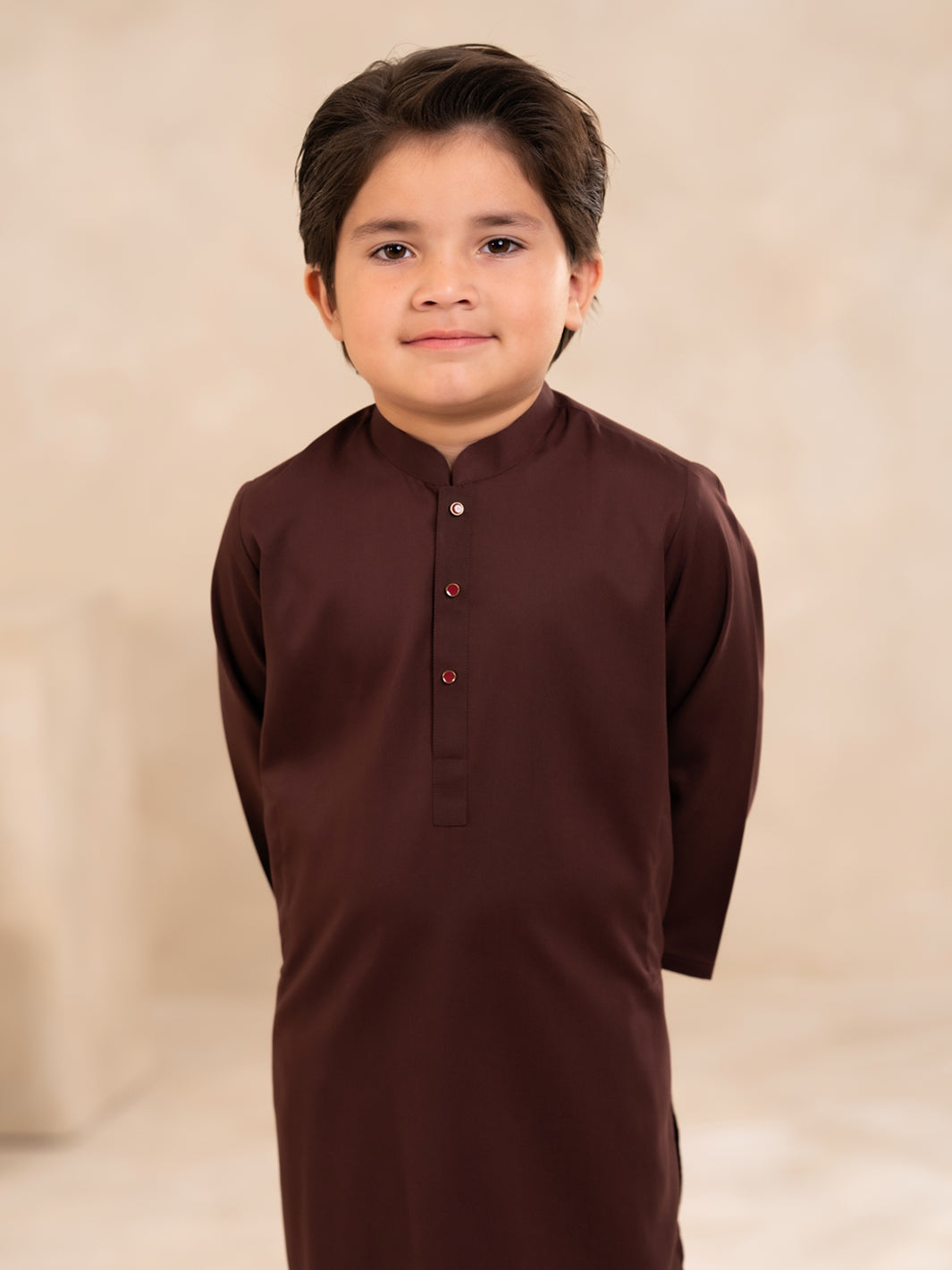 Maroon Plain Kurta Trousers - ALBYET-KT-016