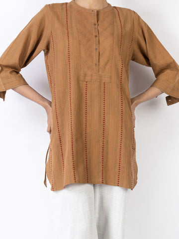 BROWN TUNIC - ALCR-LK-1031