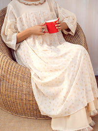 Off White Cotton Tunic - ALCR-LK-1080