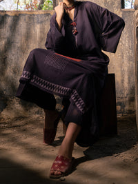 Black Dyed Lawn Kurti - ALCR-LK-1137