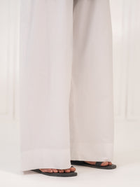 White Cotton Trousers - ALCR-TR-001