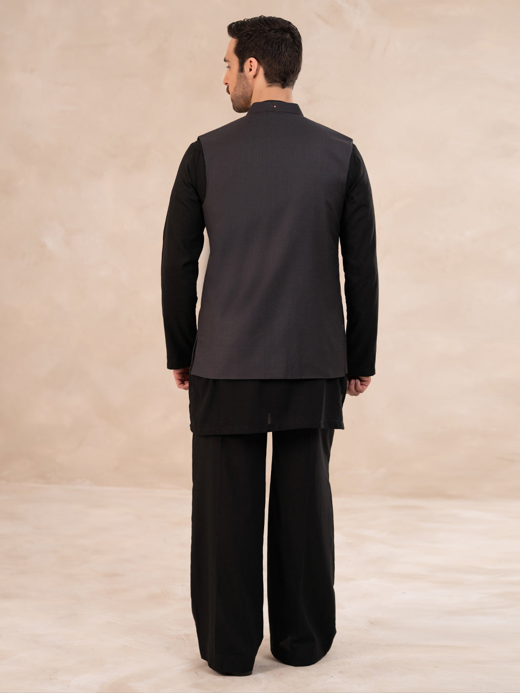 Grey Plain Waistcoat - ALET-WC-1002-R3
