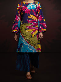 Black Light Slub Khaddar 2Pc Stitched - AL-2PS-LKS-1093