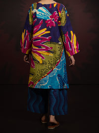 Black Light Slub Khaddar 2Pc Stitched - AL-2PS-LKS-1093