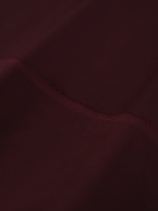 Maroon Blended Unstitched Fabric - AL-UN-NZM-6240