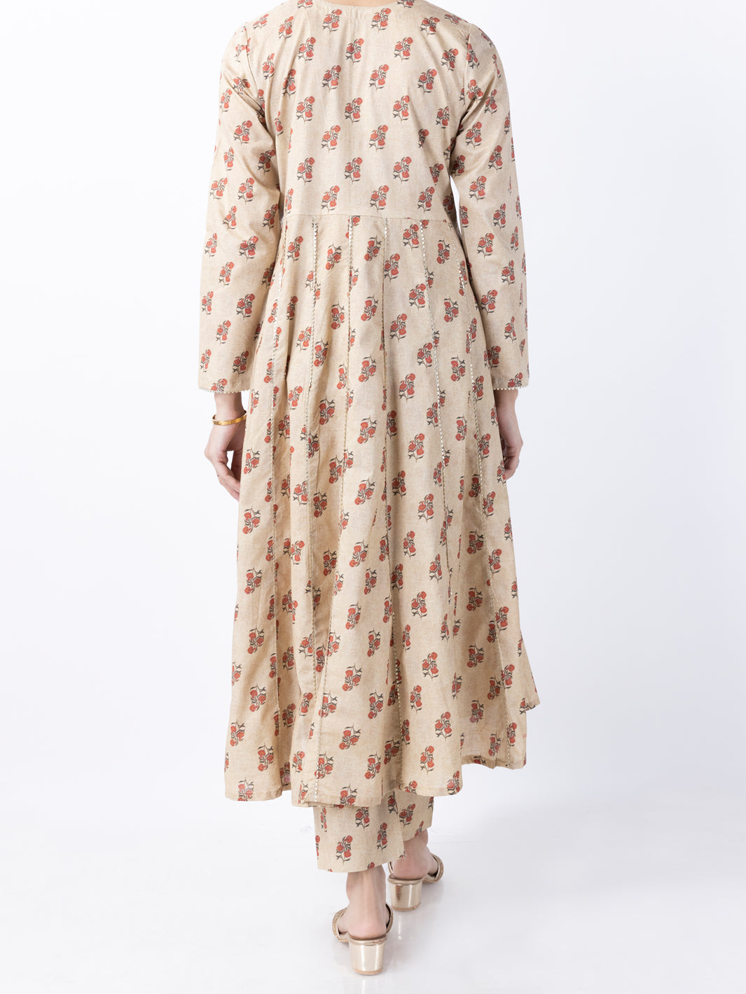 Khaki Lawn 2 Piece Stitched - ALP-2PS-LKS-1742 - Almirah Online