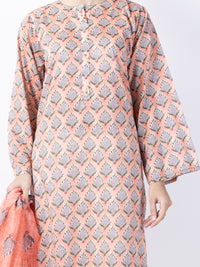 Peach Lawn 2Pc Stitched - ALP-2PS-LKD-1745
