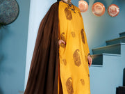 Mustard Lino Kara 3 Piece Stitched - ALP-3PS-1918 - Almirah Online