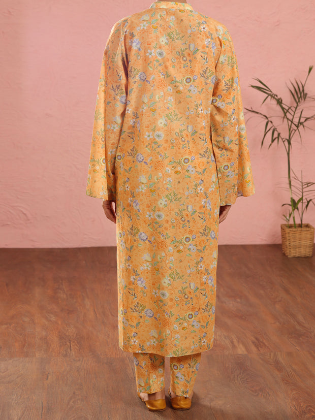 Yellow Lawn 2 Piece Unstitched - ALP-2PS-1962 - Almirah Online