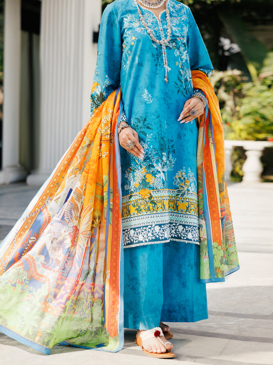 Ferozi Lawn 3 Piece Stitched - ALP-3PS-2117