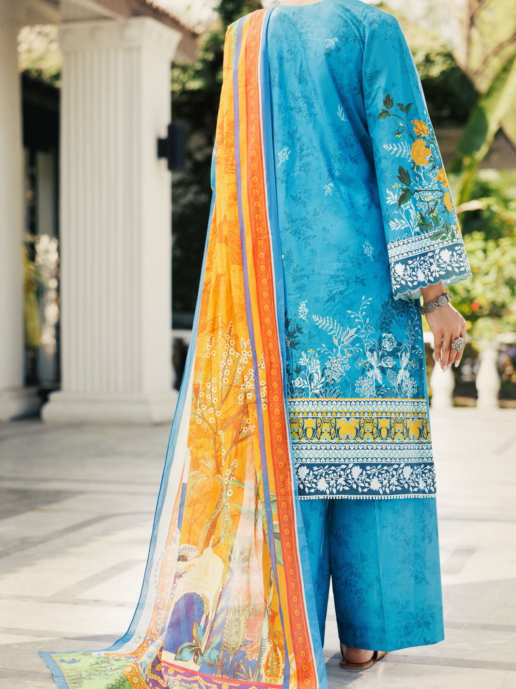 Ferozi Lawn 3 Piece Stitched - ALP-3PS-2117