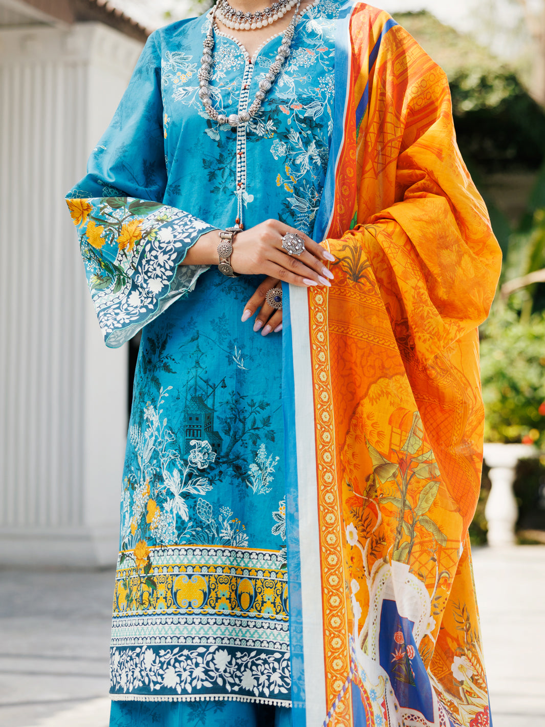 Ferozi Lawn 3 Piece Stitched - ALP-3PS-2117