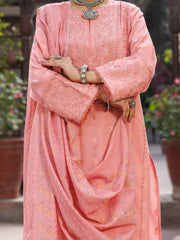 Peach 3 Piece Stitched - ALP-3PS-2166
