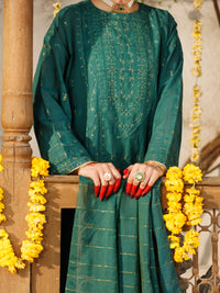 Green Dobby 3Pc Stitched - ALP-3PS-2169