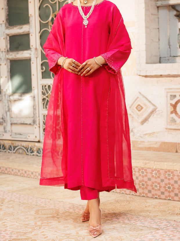 Fuchsia 3 Piece Stitched - ALP-3PS-2189