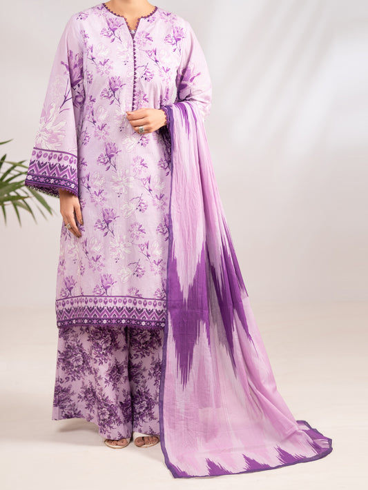 Light Purple Lawn 3Pc Stitched - ALP-3PS-2289