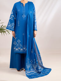 Blue Lawn 3Pc Stitched - ALP-3PS-2293