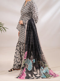 Grey Lawn 3Pc Stitched - ALP-3PS-2317