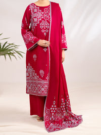 Fuchsia Poly-Lawn 3Pc Stitched - ALP-3PS-2295
