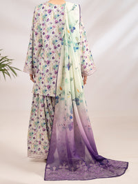 Light Green Poly-Lawn 3Pc Stitched - ALP-3PS-2361