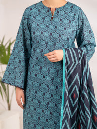 Blue Lawn 3Pc Stitched - ALP-3PS-2318