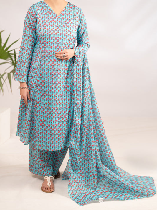 Ferozi Lawn 3Pc Stitched - ALP-3PS-2298