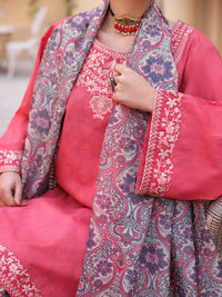Light Pink Lawn Stitched 3Pc - ALP-3PS-2307