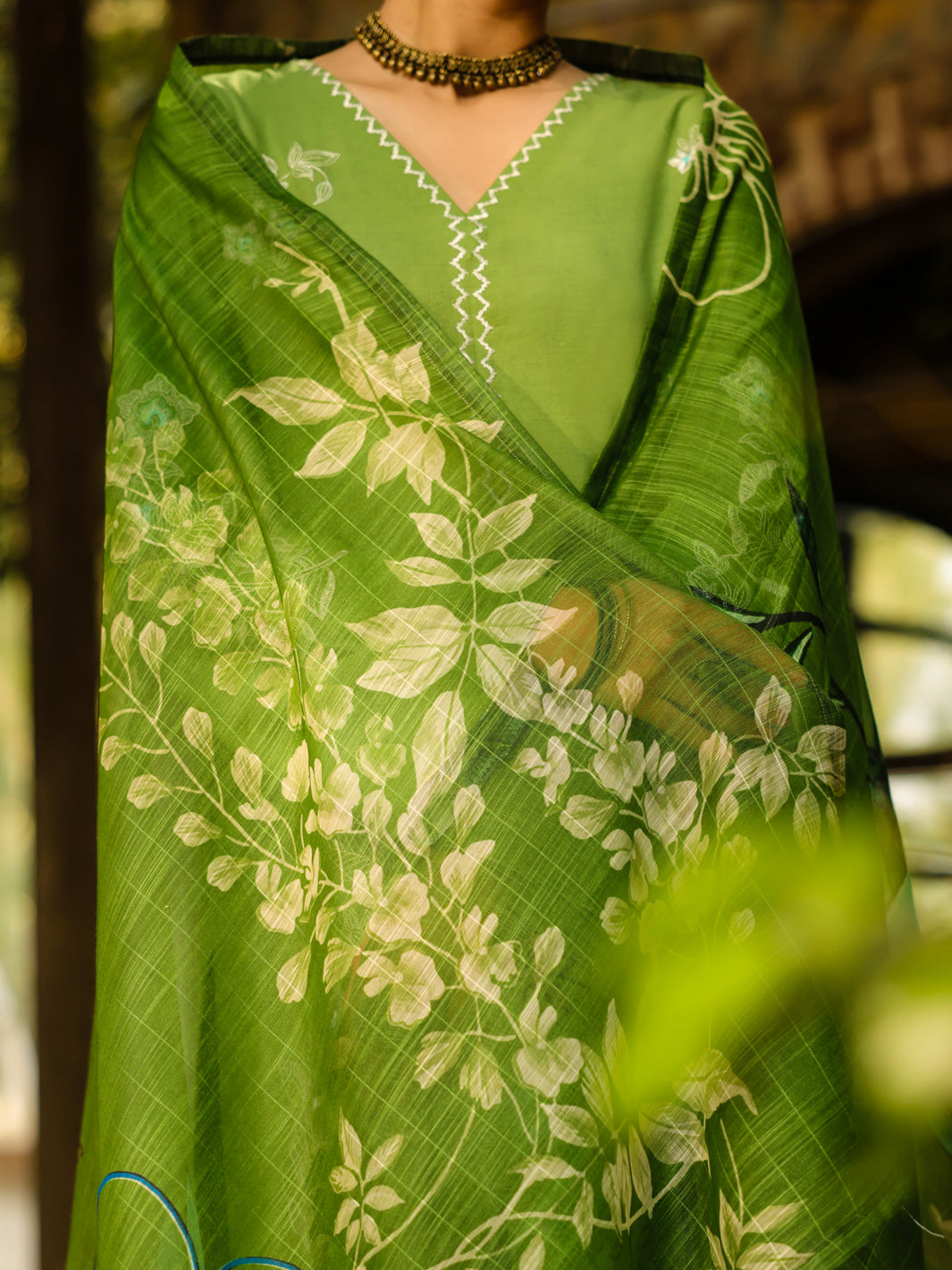 Green Lawn 3Pc Stitched - ALP-3PS-2309