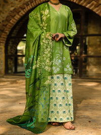 Green Lawn 3Pc Unstitched - ALP-3PS-2309