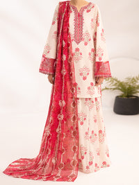 Pink Cambric 3Pc Stitched - ALP-3PS-2312