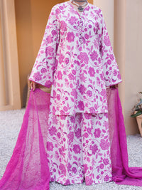 Light Purple Lawn 3Pc Stitched - ALP-3PS-2316