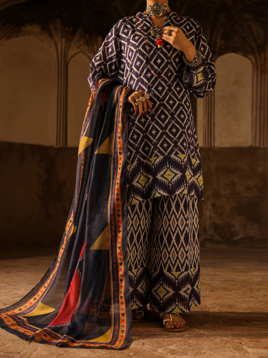 Blue 3Pc Stitched - ALP-3PS-2331