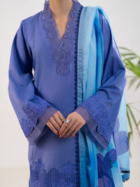 Purple Silk Lawn 3Pc Stitched - ALP-3PS-2342