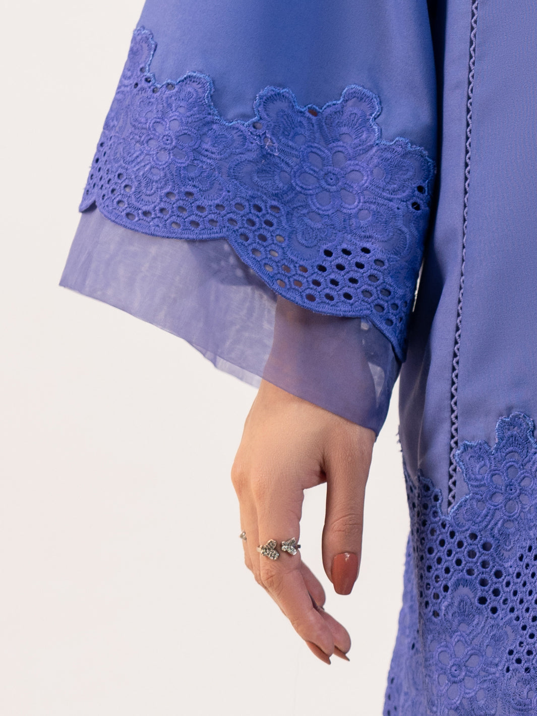 Purple Silk Lawn 3Pc Stitched - ALP-3PS-2342