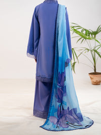 Purple Silk Lawn 3Pc Stitched - ALP-3PS-2342