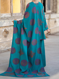 Green Yarn Dyed Stitched 3PC - ALP-3PS-2348