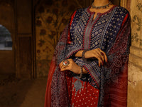 Purple Dobby 3Pc Stitched - ALP-3PS-2355