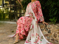 Pink Poly-Lawn 3Pc Stitched - ALP-3PS-2360
