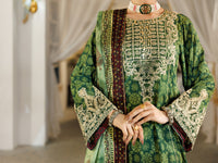 Green Thai Silk Stitched 3Pc - ALP-3PS-2382