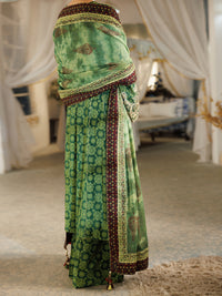 Green Thai Silk Stitched 3Pc - ALP-3PS-2382