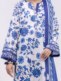 Blue Lawn 3Pc Unstitched - ALP-3PS-2392