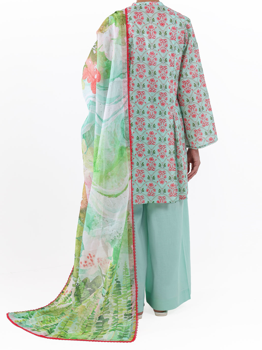 Green Lawn 3Pc Unstitched - ALP-3PS-2396