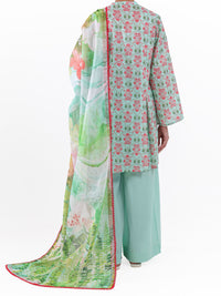 Green Lawn 3Pc Unstitched - ALP-3PS-2396