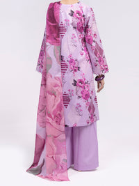 Purple Lawn 3Pc Unstitched - ALP-3PS-2401