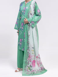 Green Lawn 3Pc Unstitched - ALP-3PS-2402
