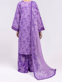 Purple Lawn 3Pc Unstitched - ALP-3PS-2407