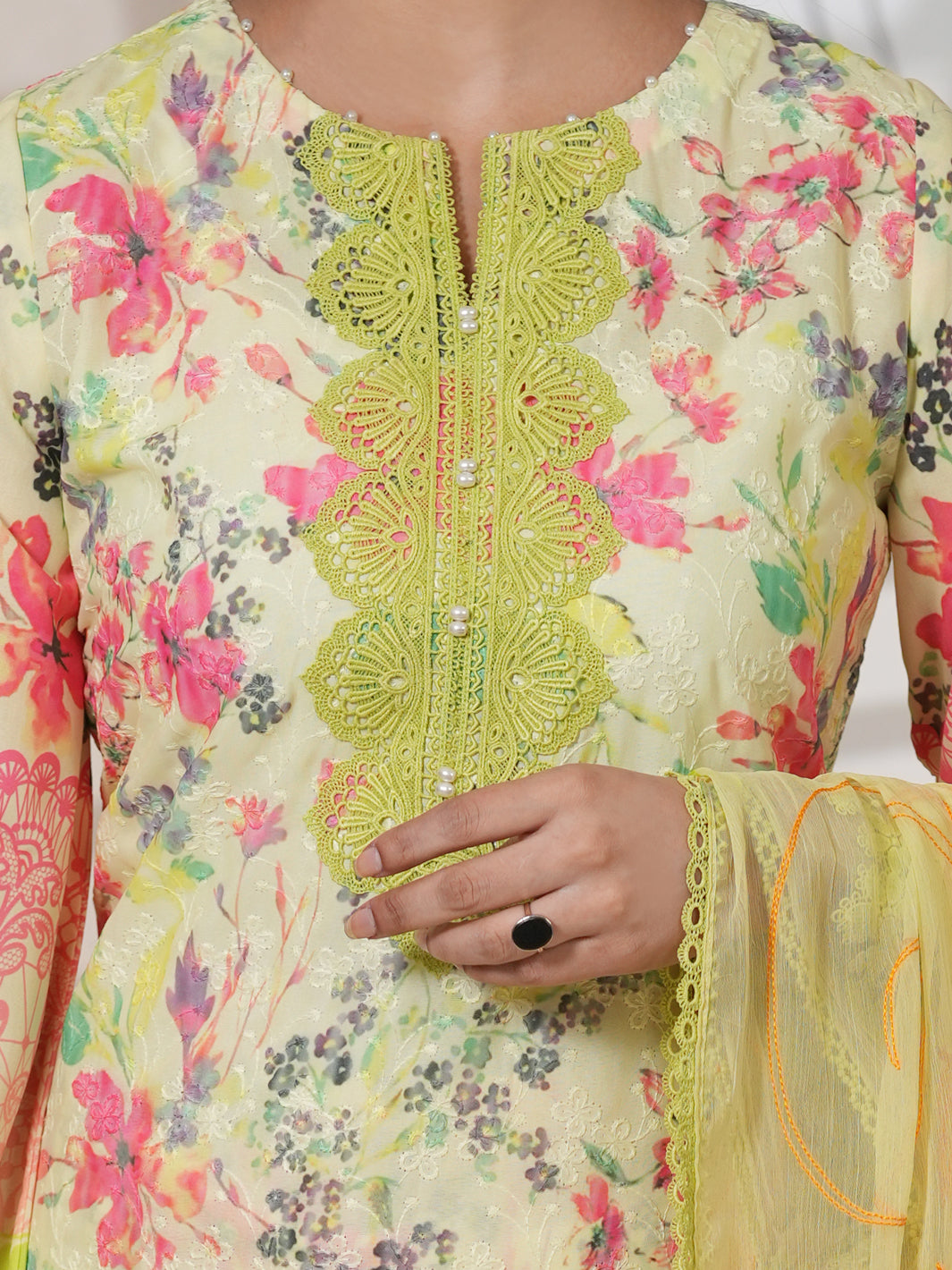 Yellow Stitched 3 Piece - ALP-3PS-2412