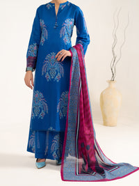 Blue Lawn 3Pc Unstitched - ALP-3PS-2428