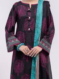 Fuchsia Lawn 3Pc Unstitched - ALP-3PS-2430