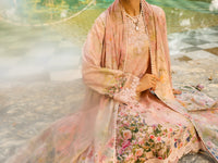 Light Pink Lawn 3Pc Unstitched - ALP-3PS-2434